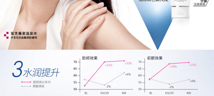 薇姿理想焕采泡沫洁面霜100ml/支 3337871329402