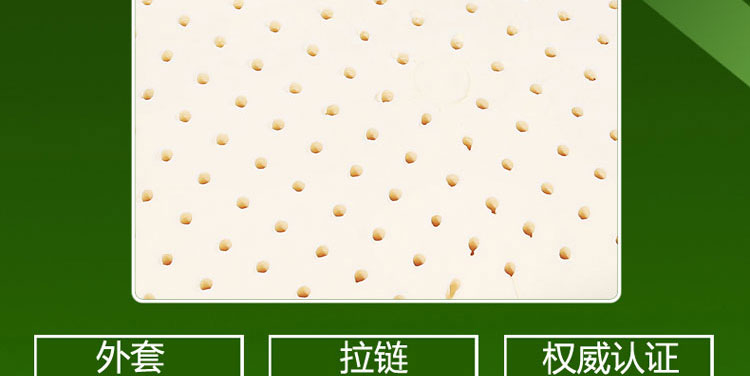 越南LIEN'A 传统椭圆乳胶枕