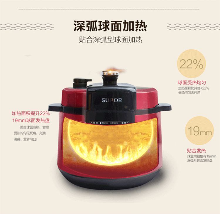 苏泊尔压力锅CYSB50YC17Q-100