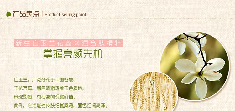 韩束一叶子白玉兰亮肤补水礼盒（6件套）