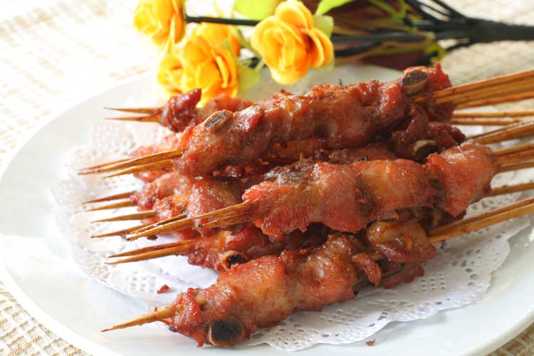 小福楼航洋店蜜汁排骨单串(周末,节假日不可使用)